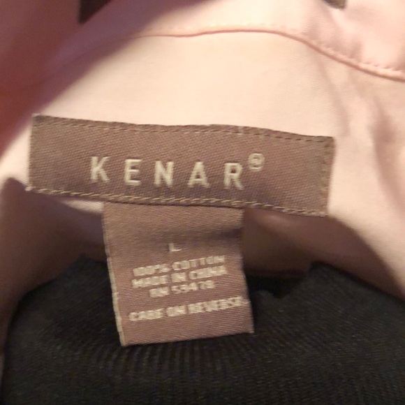 Kenar Pink Button Down Shirt Collar Long Sleeve - Picture 2 of 9